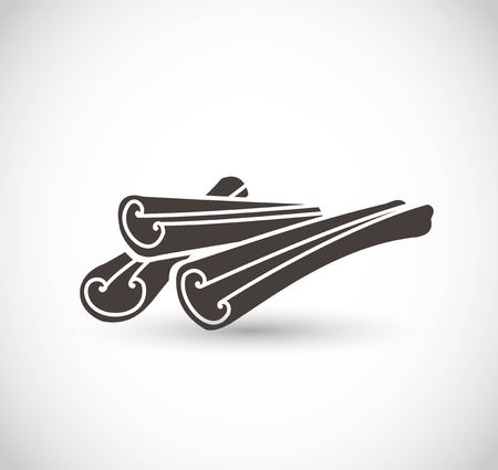 Cinnamon vector iconのイラスト素材