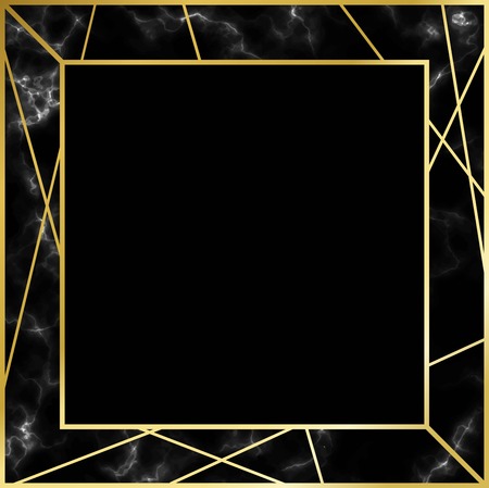 Beautiful marble background with gold lines vectorのイラスト素材
