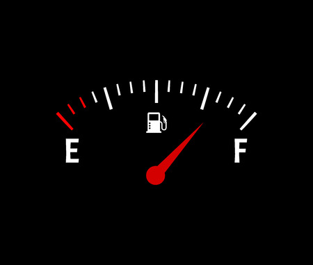 Petrol level vector illustration artのイラスト素材