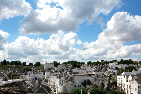 Alberobello (trulli) houses, Bari, Italyの写真素材
