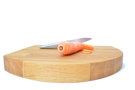 carrott on a chopping board