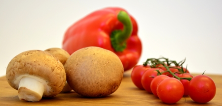 mixed fruit and vegの写真素材