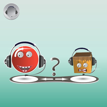 Sales manager, and phone calls, 3d illustration, infographics.のイラスト素材