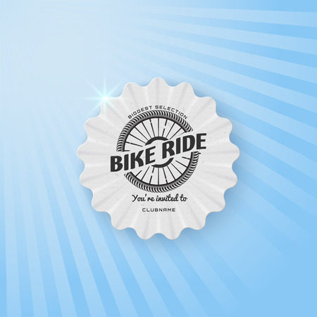Bicycle badges logos and labels for any use. EPS10のイラスト素材