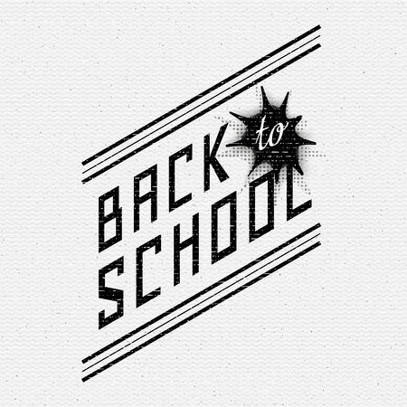 Back to School badges and labels It can be used for design, school food sales, and discountsのイラスト素材