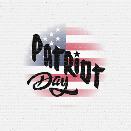 Patriot day badges logos and labels It can be used to design greeting card, invitation, sales, and discountsのイラスト素材