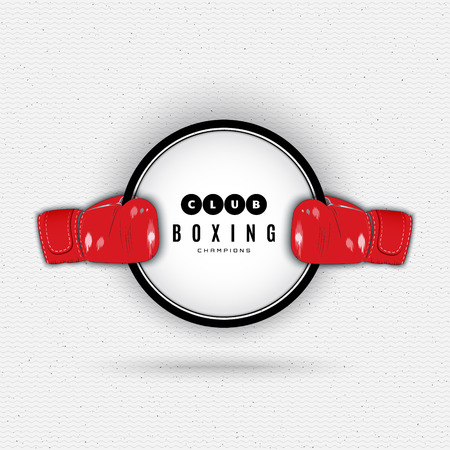 Boxing badges labels can be used to fashion design, signs for sports clubs, salesのイラスト素材