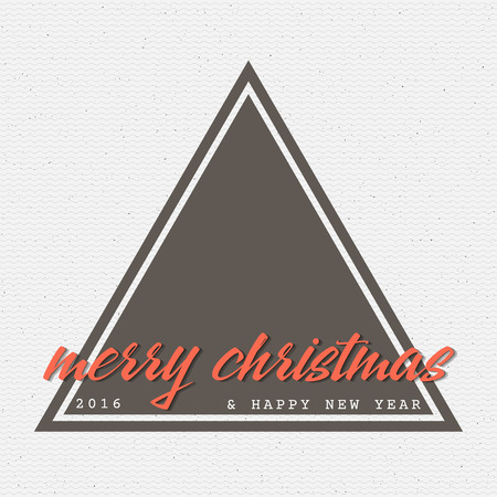 Merry christmas  and happy new year 2016 insignia  and labels It can be used to design greeting cards, web sites, and other products Christmasのイラスト素材