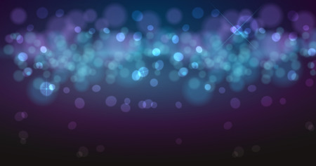 Christmas bokeh background defocus lights. Glowing techno abstract background.のイラスト素材