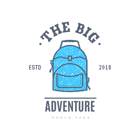 The big adventure , banner for print, on white backgroundの写真素材