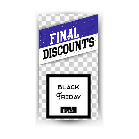 Black friday. Sale - Vertical Bannerのイラスト素材