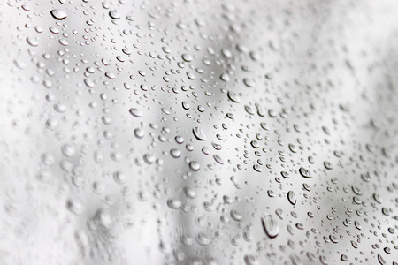 Drops of water on the glassの写真素材
