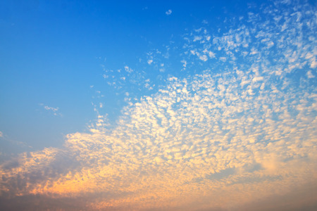 beautiful cloud with blue skyの写真素材