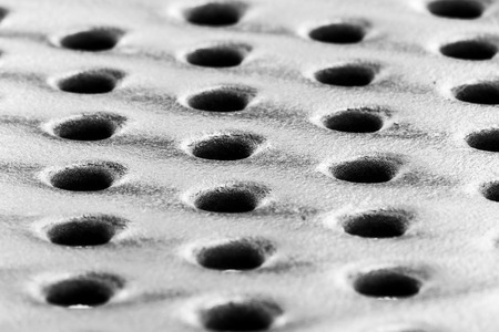 drilled a hole metal texture background