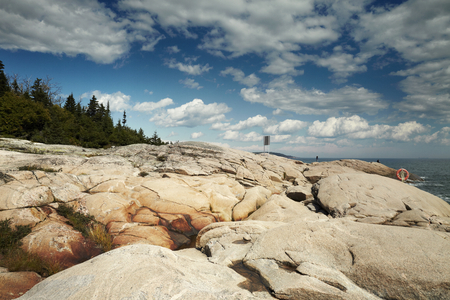 epic cliff landscapeの写真素材