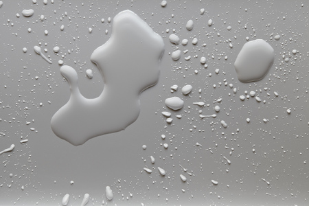 water splash drops gray moodの写真素材
