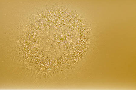 water splash drops yellow moodの写真素材