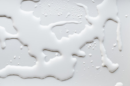 milk splash drops white moodの写真素材