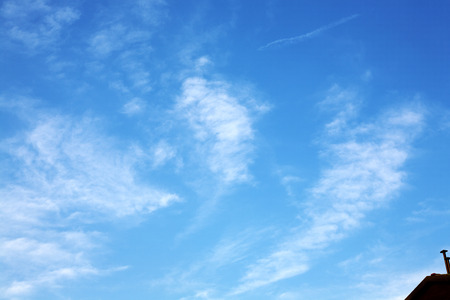 blue sky in the beautiful dayの写真素材