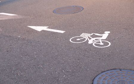 Bicycle street sign identified for bicycle lane.