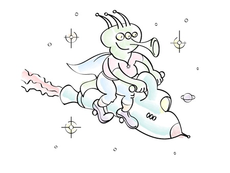 ET illustrationのイラスト素材