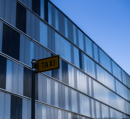 signboard taxiの写真素材