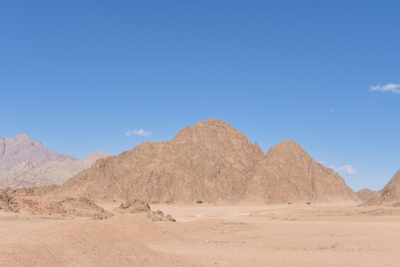 Mountain ranges in the desertsの写真素材