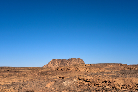 Mountain ranges in the desertsの写真素材