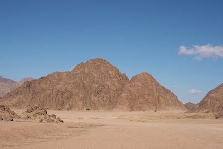 Mountain ranges in the desertsの写真素材