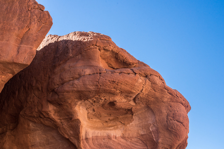 Colored stone canyons in the desertの写真素材