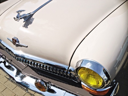 Front detail of Classic car