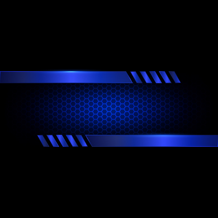 Abstract vector background with metallic elements.Futuristic bannerのイラスト素材