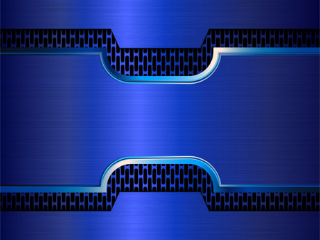 Abstract technology background. Vector metallic banner. EPS10のイラスト素材