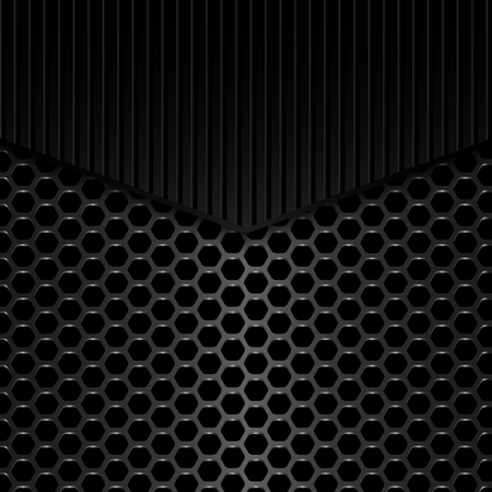 Vector metal texture. Web design element, geometric illustration. のイラスト素材