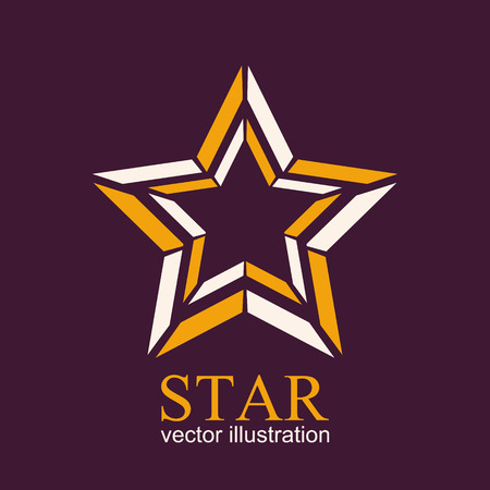 Star logo. Star icon. Abstract vector illustrationのイラスト素材