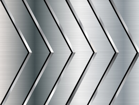 Metal texture background. Stainless steel. Vector illustrationのイラスト素材