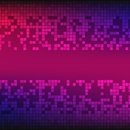 Pixel background. Pixelate Effect. Geometric background with squares. Vector illustrationのイラスト素材