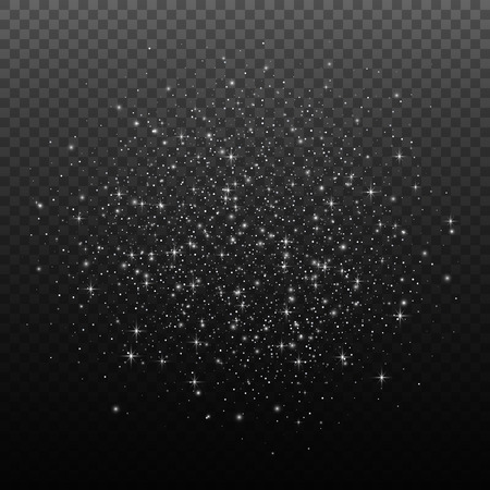 Glow light effect. Star Dust.のイラスト素材