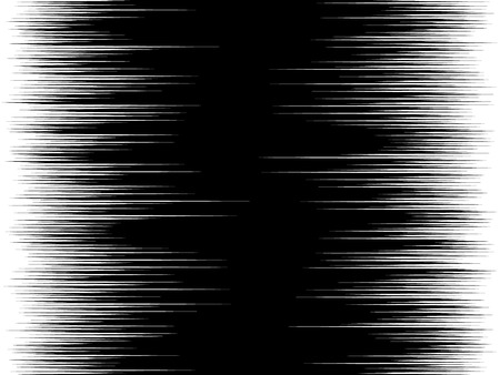 Speed background. Black and white vector Illustration with horizontal lines.のイラスト素材