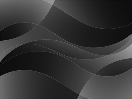 Black and white background with waves. Vector background EPS10のイラスト素材