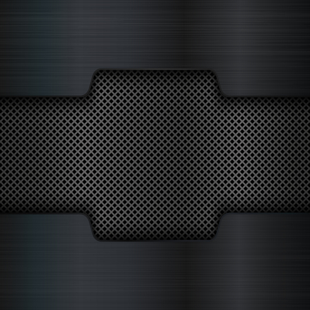 Black metal texture background. Vector illustration EPS10のイラスト素材