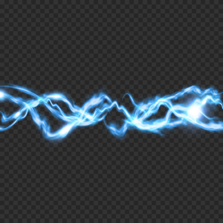 Electric lighting transparent effect. Abstract vector illustration EPS10のイラスト素材