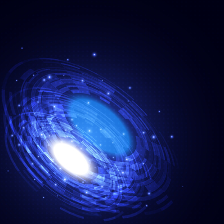 Abstract blue technology background. Vector illustration EPS10のイラスト素材