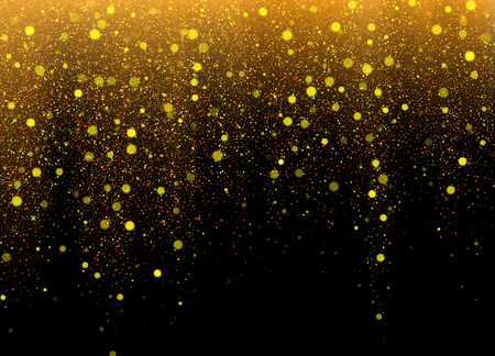 Gold glitter stardust background. Vector illustration EPS10のイラスト素材