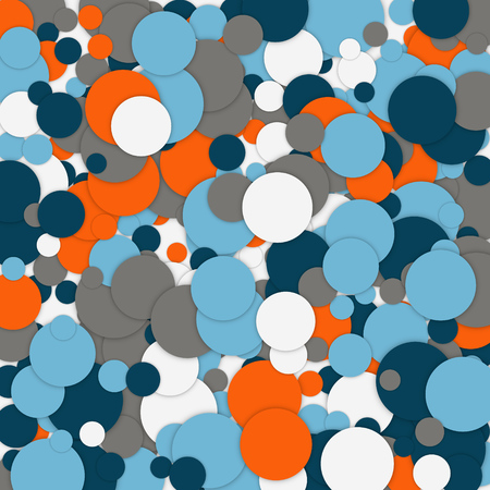 Colorful pattern of circles.のイラスト素材