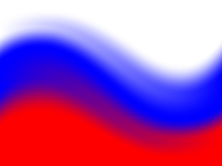 Waving colorful national flag of russia. Vector illustration EPS10のイラスト素材