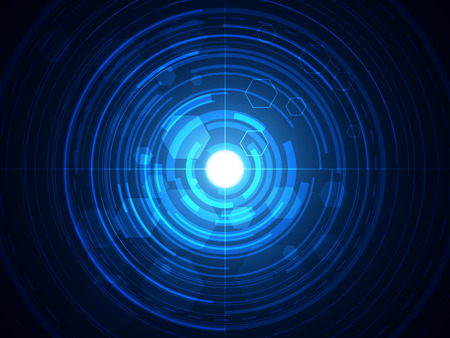 Abstract technology concept background. Vector illustrationのイラスト素材