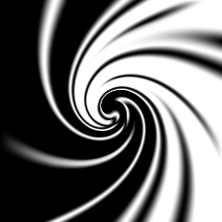 Black and white swirl background. Abstract vector illustration EPS10のイラスト素材