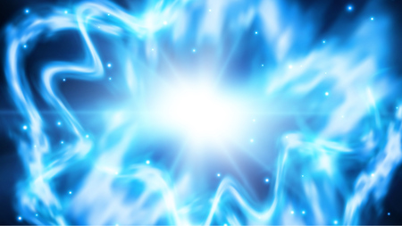 Abstract blue explosion background. Vector illustration. EPS10のイラスト素材