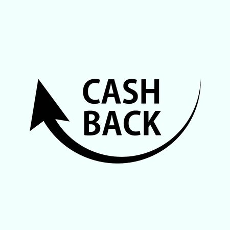 Cash back icon, symbol, logo. Vector template designのイラスト素材